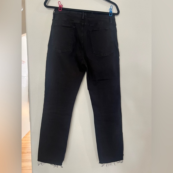 Frame Le High Straight Step Hem Black jeans 28 - Picture 4 of 5